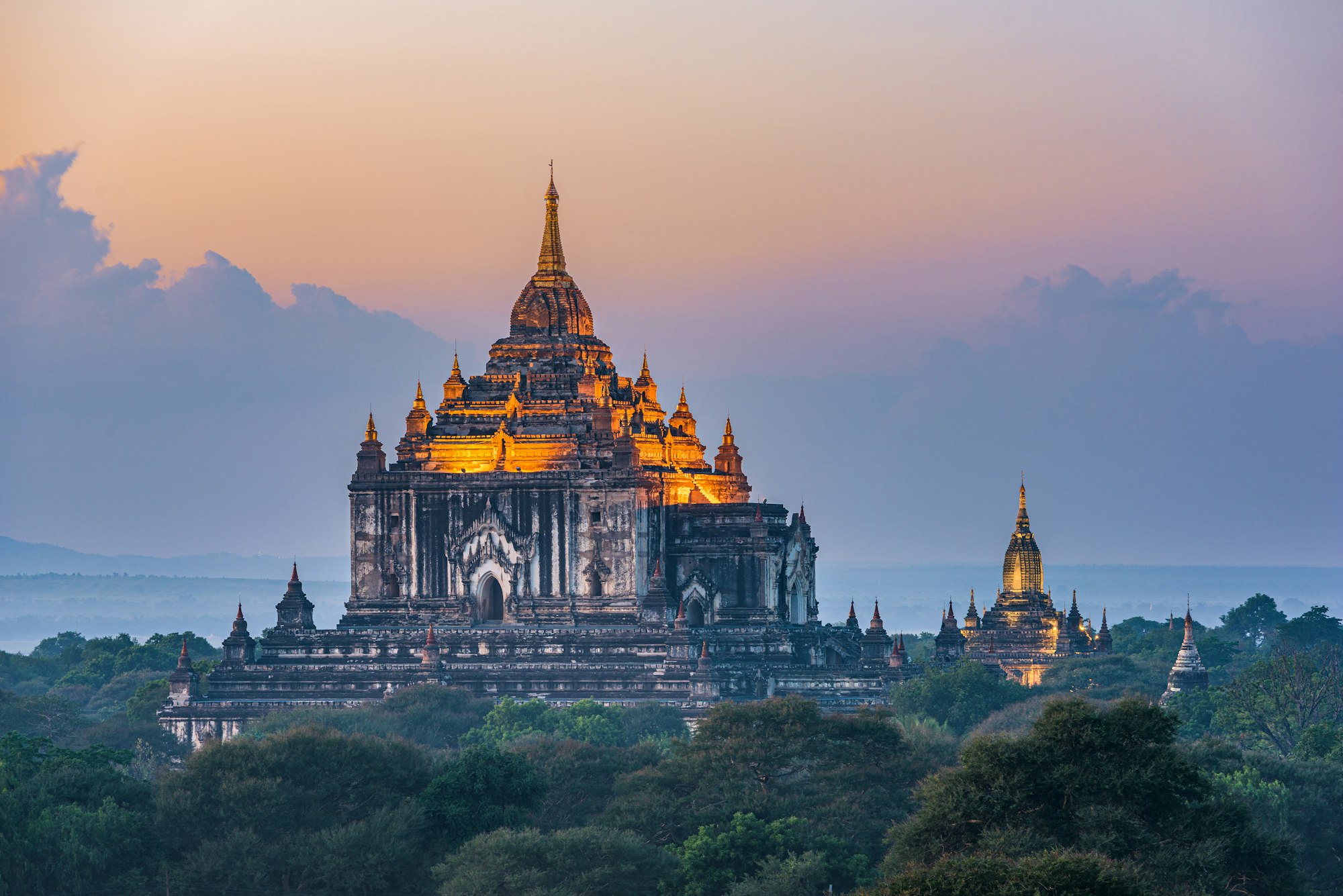 Bagan, Myanmar temples in the Archaeological Zone