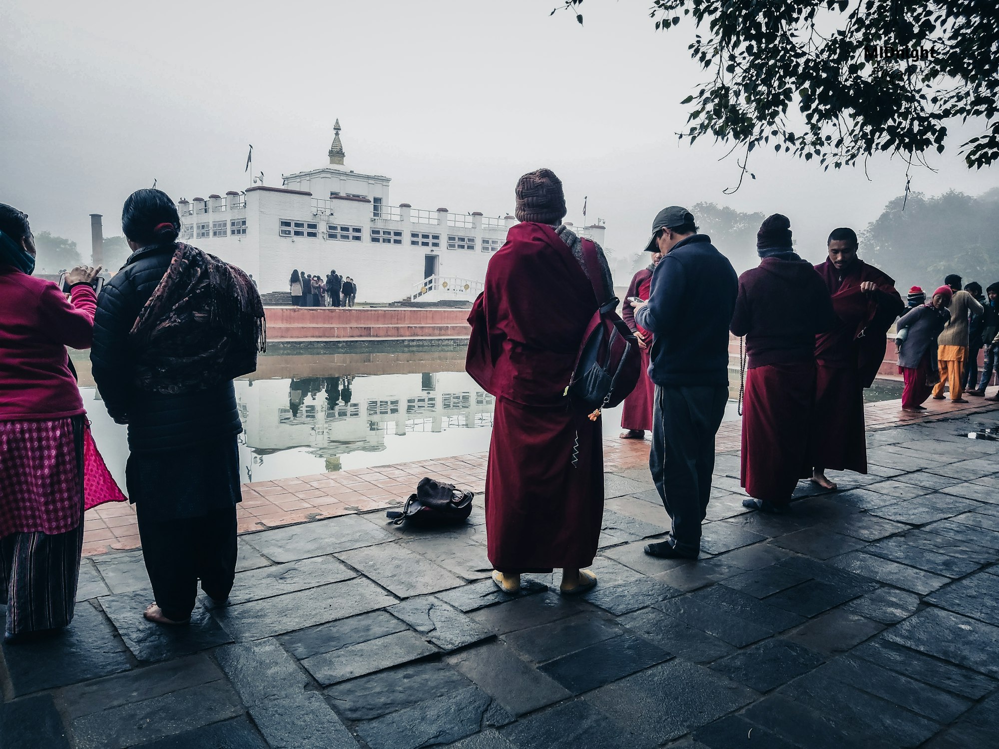 Buddhist temple, sign of peace