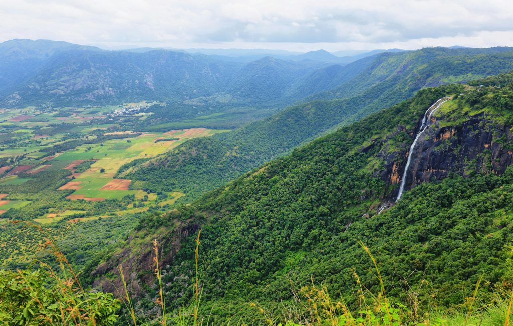 Chellarcovil waterfalls near Thekkady, India