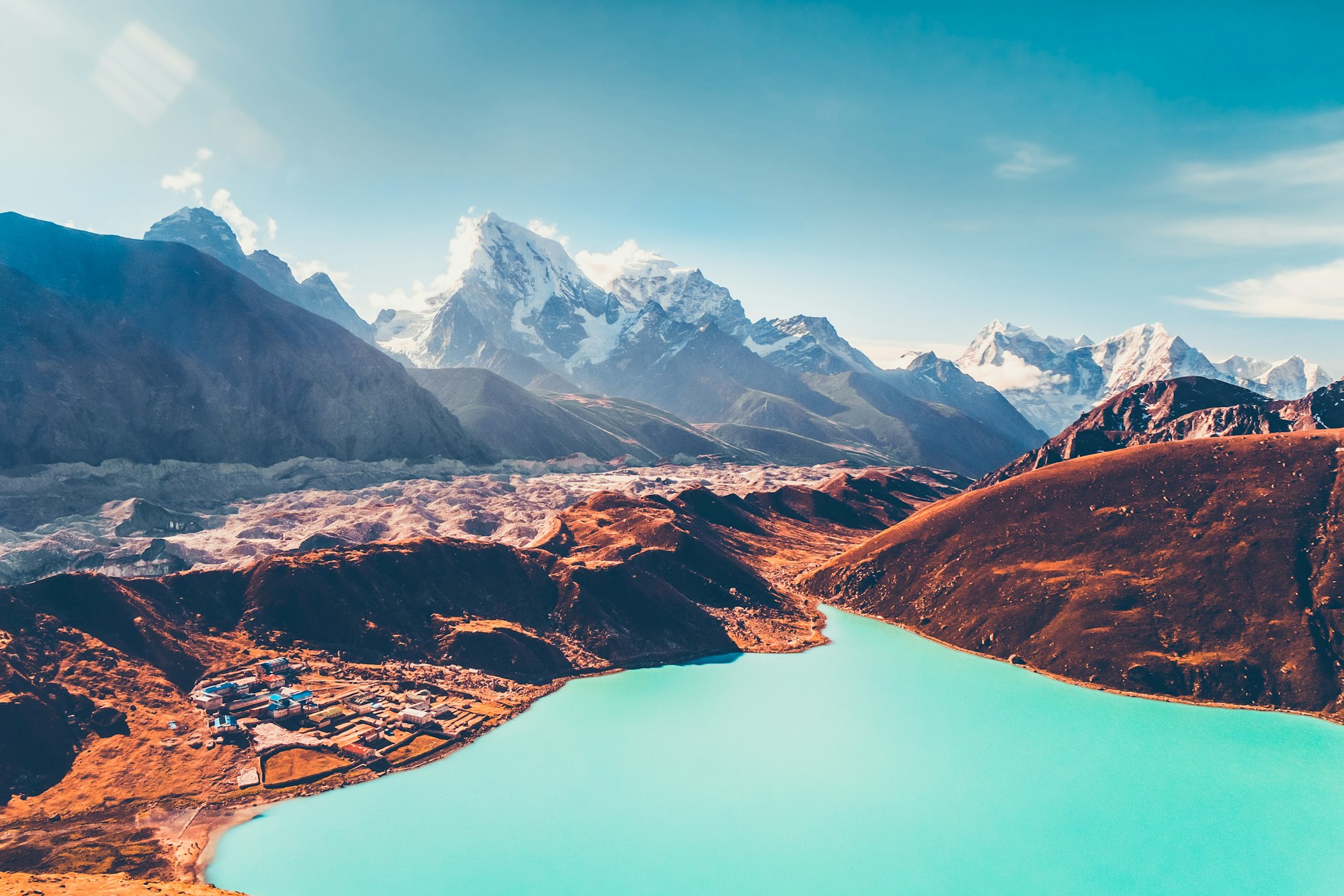 Himalayas. View from Gokyo Ri