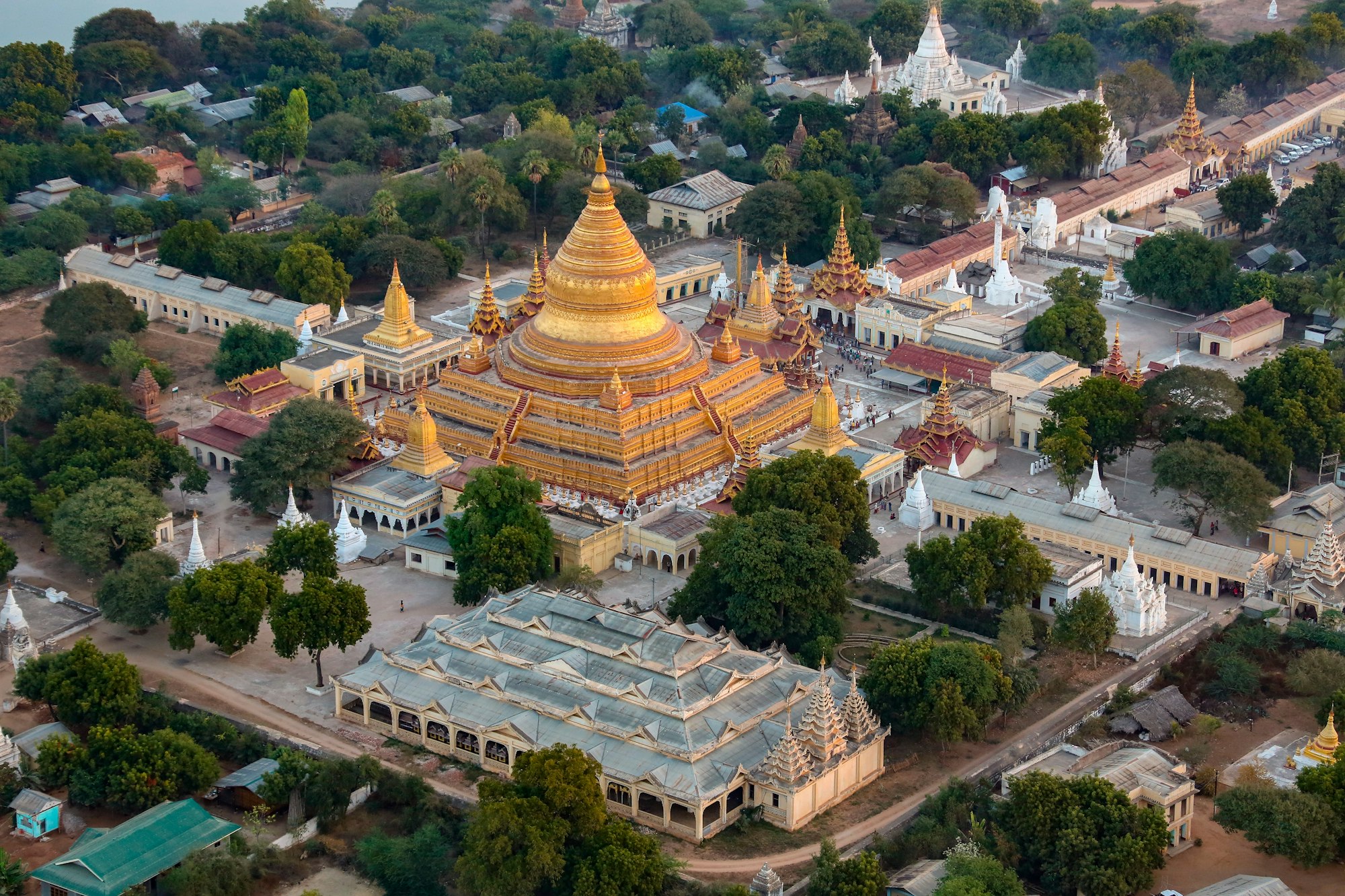 Shwezigon Buddhist Temple - Bagan - Myanmar