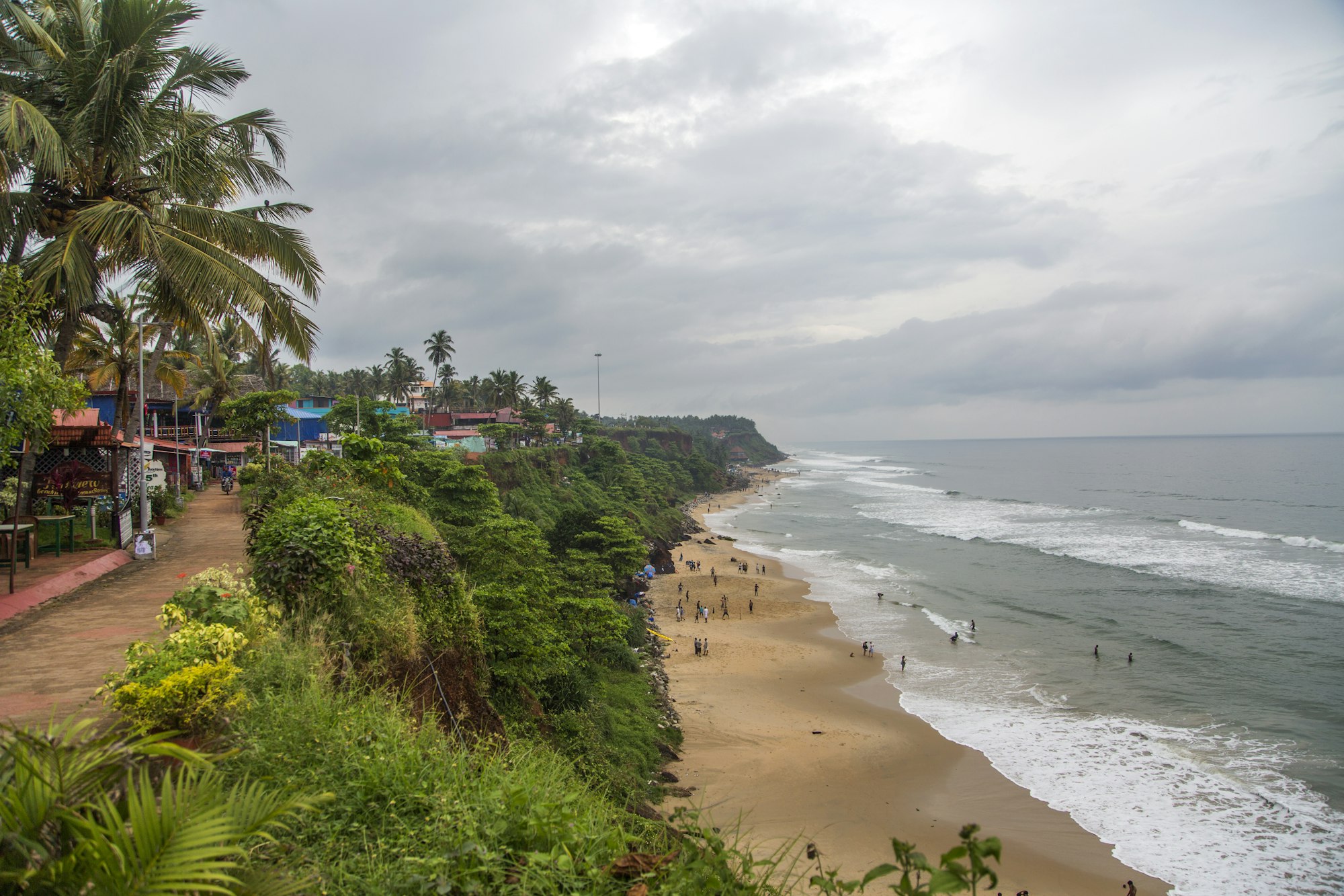 Varkala in Kerala state, India