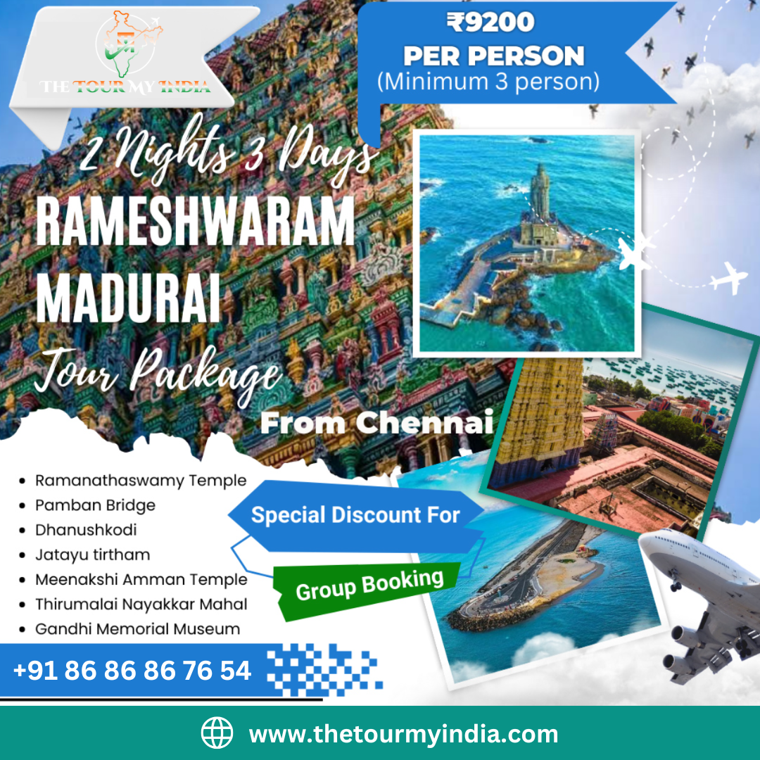 2 Nights 3 Days Rameshwaram Madurai Tour Package from Chennai