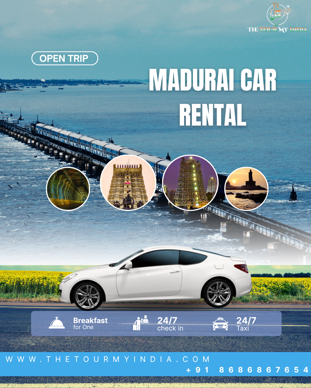 Madurai Car rental Taxi rental tempo rental Innova rental Crysta rental